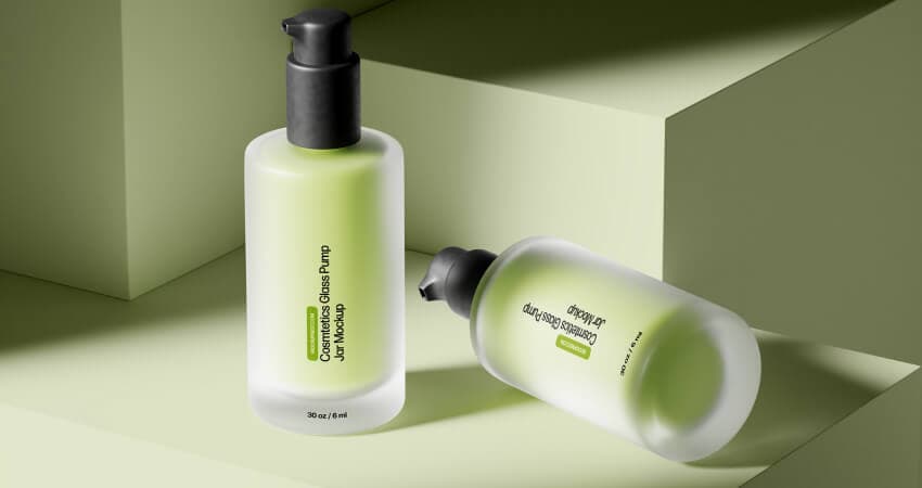 Minimalistic bottle logo concept..